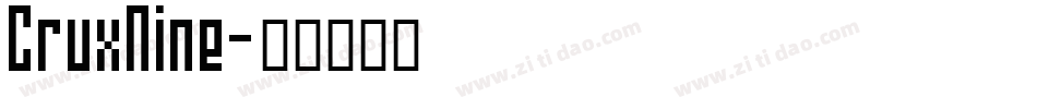 CruxNine字体转换