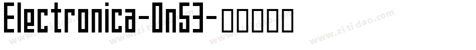 Electronica-On53字体转换