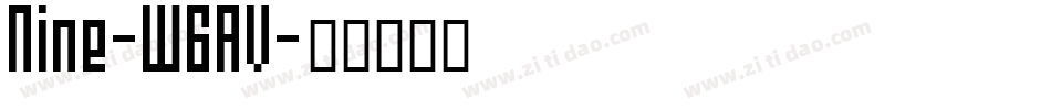 Nine-W6AV字体转换