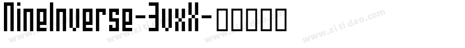 NineInverse-3vxX字体转换