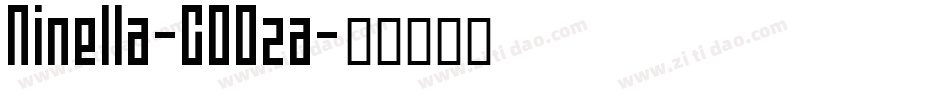 Ninella-GOOza字体转换