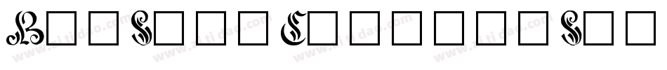 BoisterCapitals字体转换