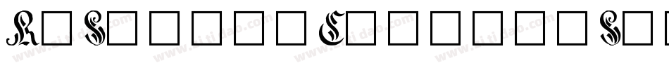 Rustick_Capitals字体转换