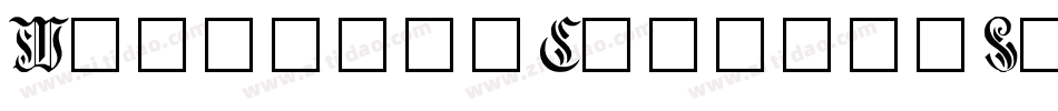 WolnoughCapitals字体转换