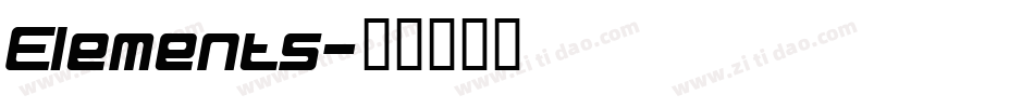 Elements字体转换
