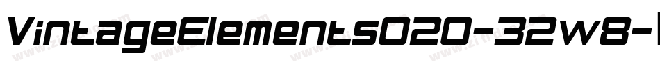 VintageElements020-32w8字体转换