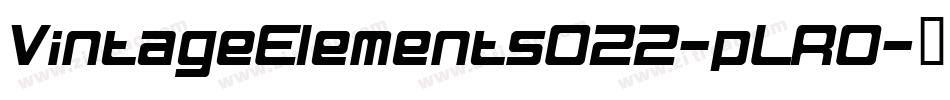 VintageElements022-pLRO字体转换