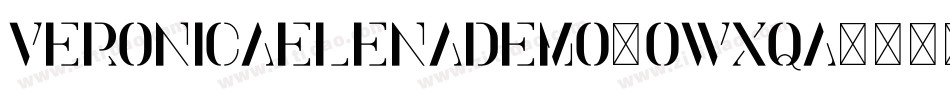 VeronicaElenaDemo-owxqa字体转换
