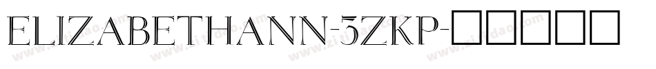 ElizabethAnn-3zKp字体转换