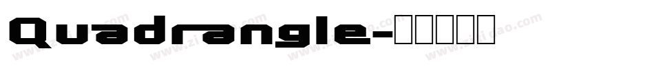 Quadrangle字体转换