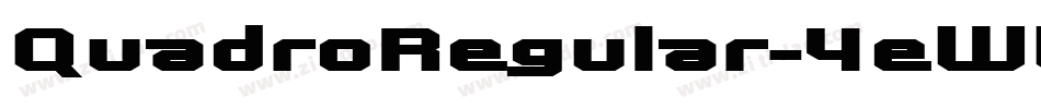 QuadroRegular-4eWW字体转换