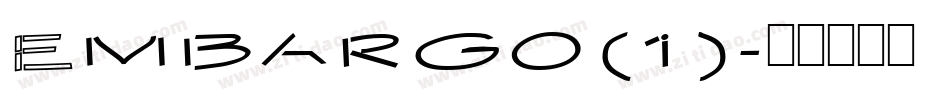 Embargo(1)字体转换