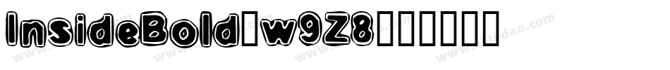 InsideBold-w9Z8字体转换