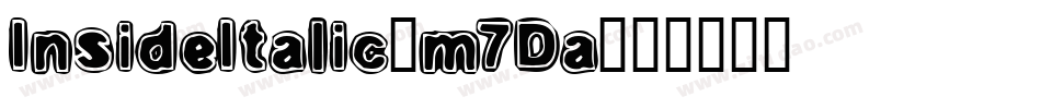 InsideItalic-m7Da字体转换