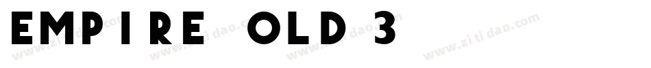 Empire-Bold-3字体转换