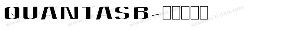 QUANTASB字体转换