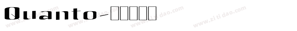 Quanto字体转换