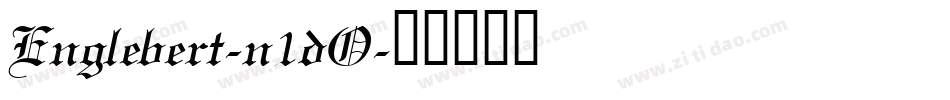 Englebert-n1dO字体转换