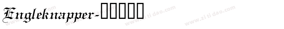 Engleknapper字体转换
