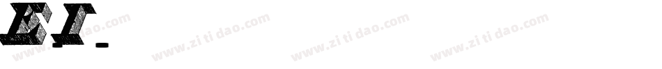 Engravier_Initials字体转换