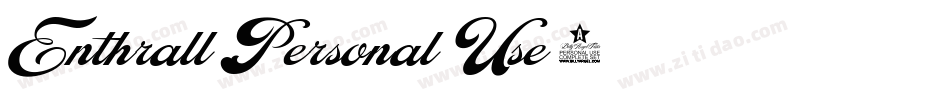 Enthrall-Personal-Use-2字体转换