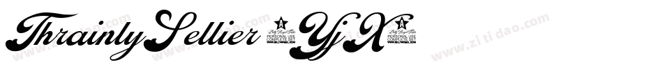 ThrainlySellier-6YjX1字体转换