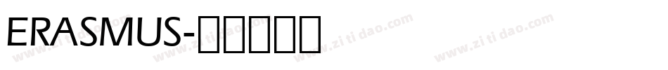 ERASMUS字体转换