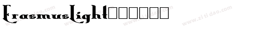 ErasmusLight字体转换