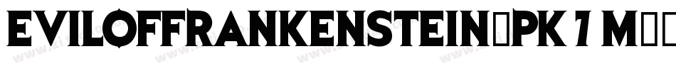 EvilOfFrankenstein-PK7m字体转换