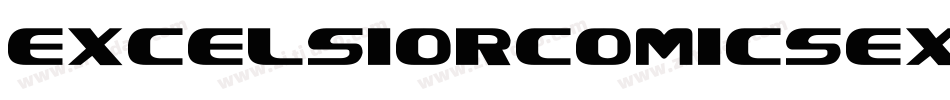 ExcelsiorComicsExpandItalic-JL5m字体转换
