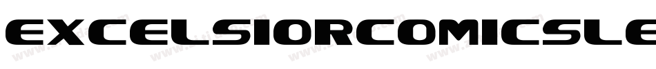ExcelsiorComicsLeftalic-jwp9字体转换 ExcelsiorComicsLeftalic-jwp9字体转换