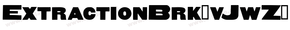 ExtractionBrk-vJwZ字体转换
