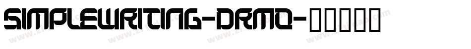 Simplewriting-DRm0字体转换