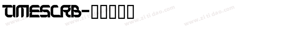 TIMESCRB字体转换