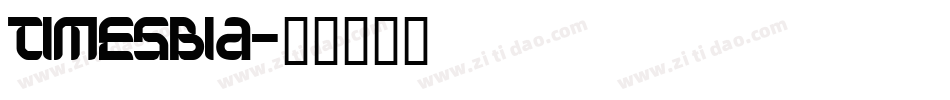 timesbia字体转换