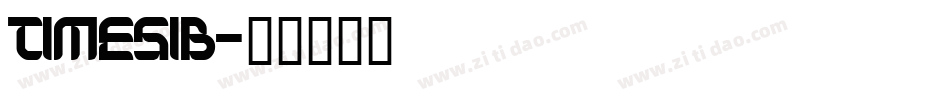 timesib字体转换