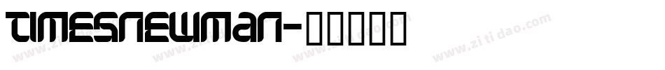 timesnewman字体转换
