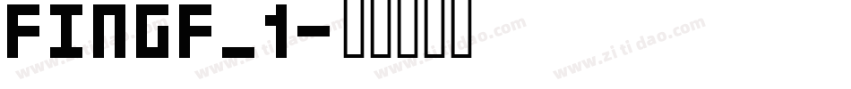 FINGF_1字体转换