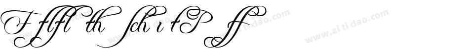 FreebrushScript-PLng字体转换
