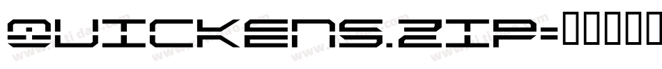 Quickens.zip字体转换