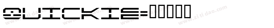 Quickie字体转换