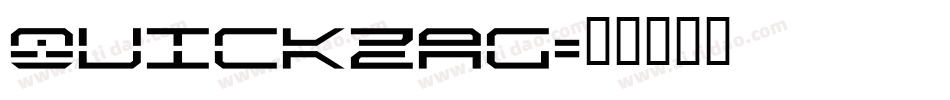 Quickzag字体转换