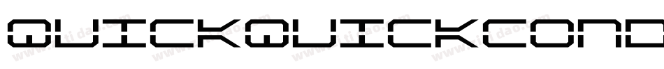 quickquickcond字体转换