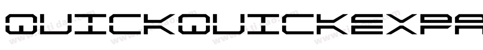 quickquickexpand字体转换