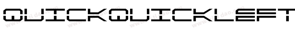 quickquickleft字体转换