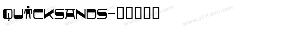 Quicksands字体转换