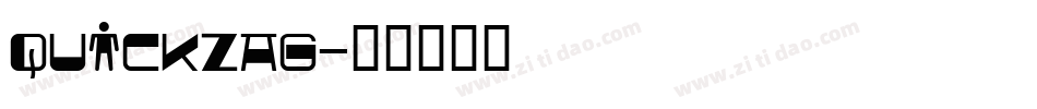 Quickzag字体转换
