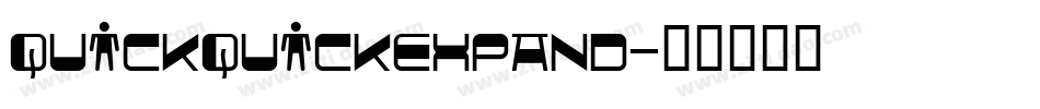 quickquickexpand字体转换
