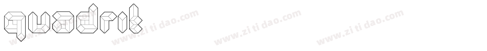 Quadrit字体转换