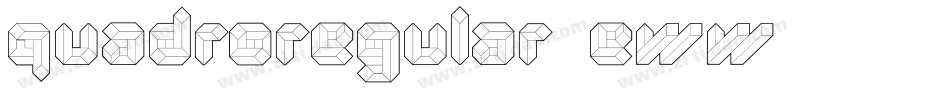 QuadroRegular-4eWW字体转换